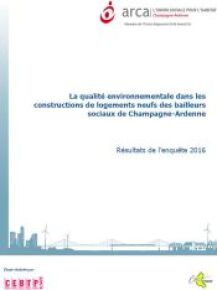 La qualit environnementale dans les constructions de logements neufs des bailleurs sociaux de Champagne-Ardenne